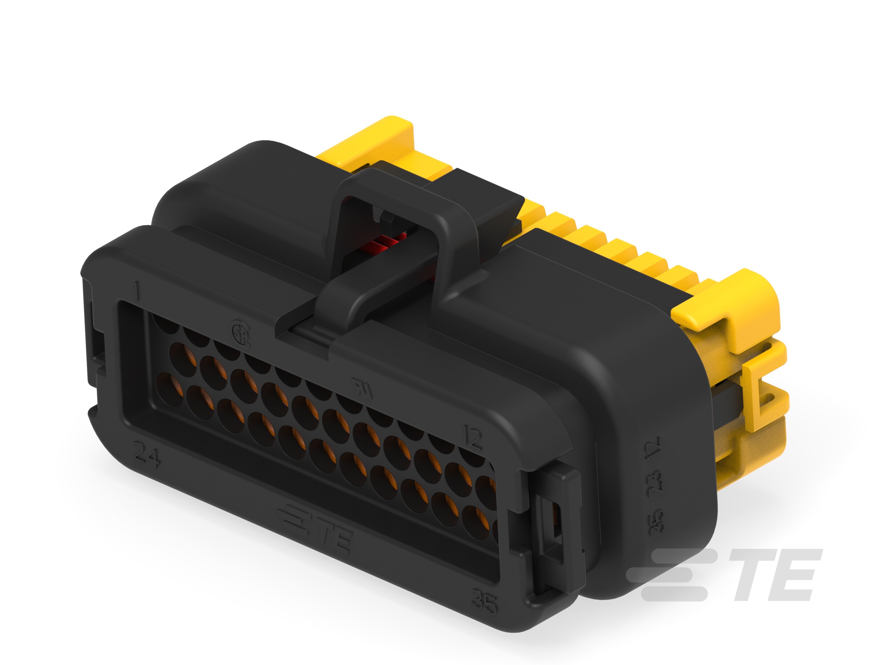 TE Connectivity, 2371, AMPSEAL Female 35 Way Housing For Female Terminals for use with Automotive Connectors