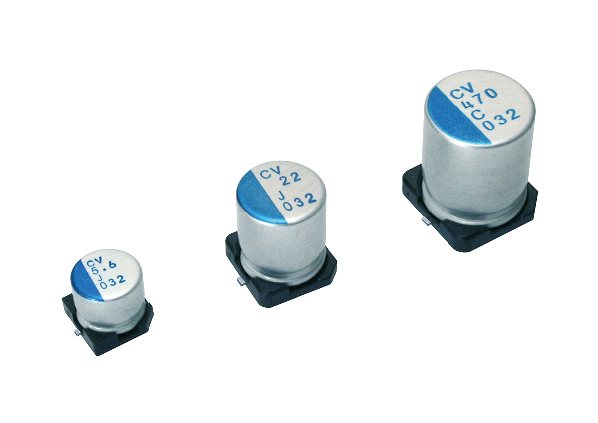Nichicon 47μF Surface Mount Polymer Capacitor, 63V dc