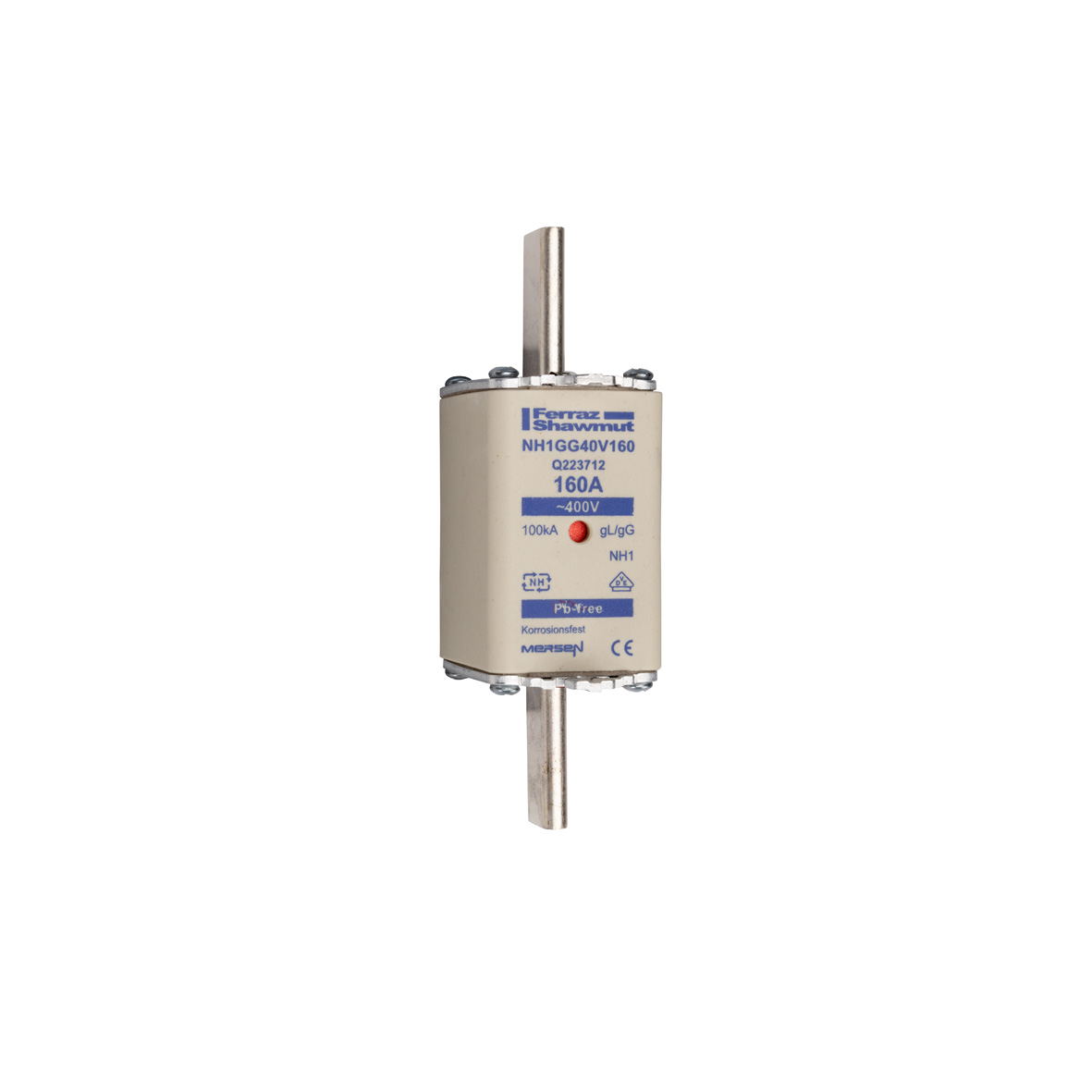 Mersen 160A NH Fuse, NH1, 400V ac