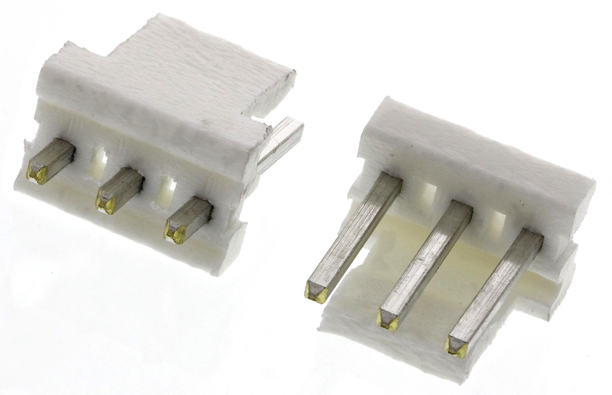 TE Connectivity MTA-156 Series Straight Through Hole Pin Header, 3 Contact(s), 3.96 mm Pitch, 1 Row, Unshrouded