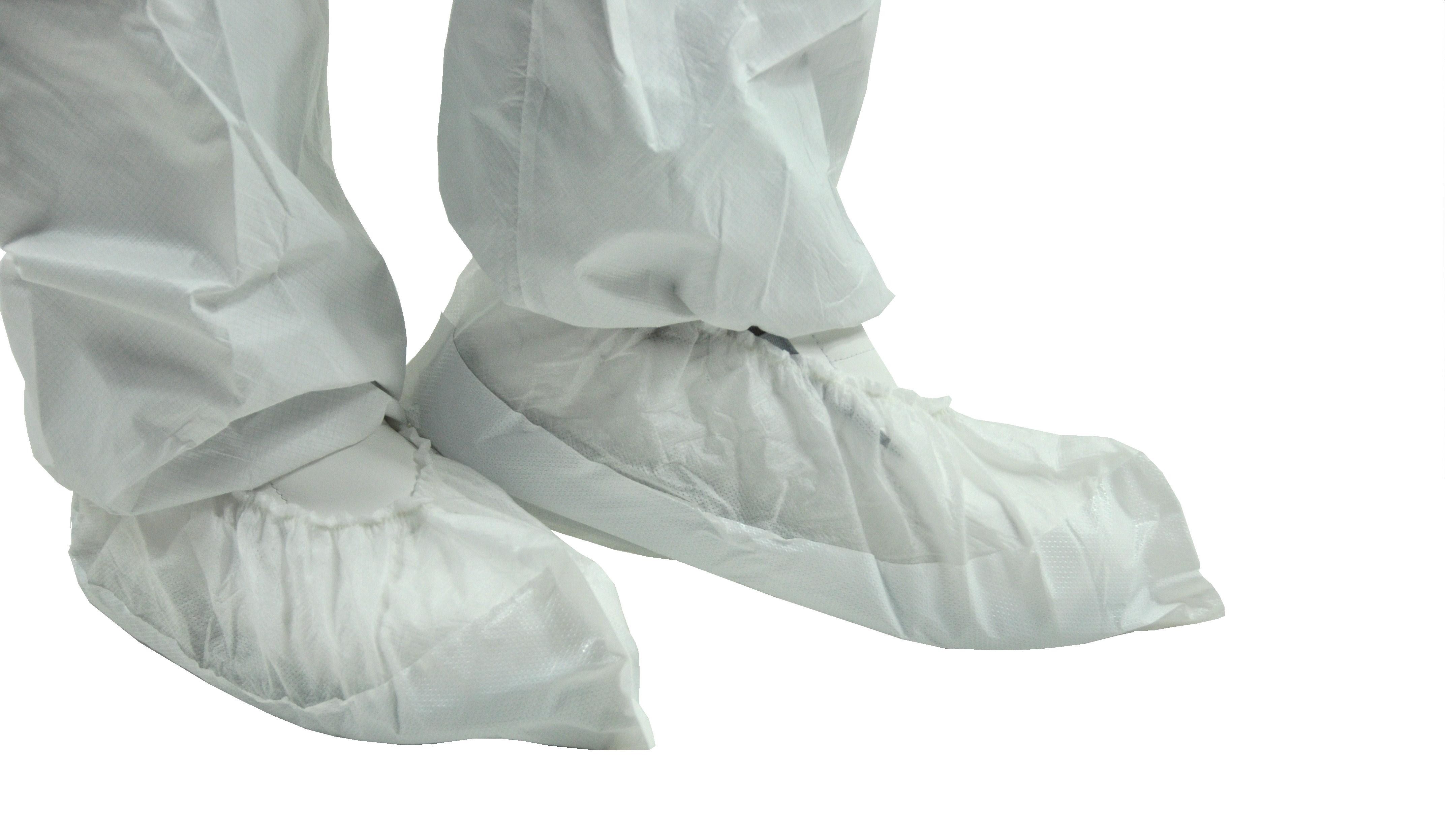 Medicom White Anti-Slip Over Shoe Cover, 1Bag pack, For Use In Food, Hygiene, Industrial, Pharmaceuticals
