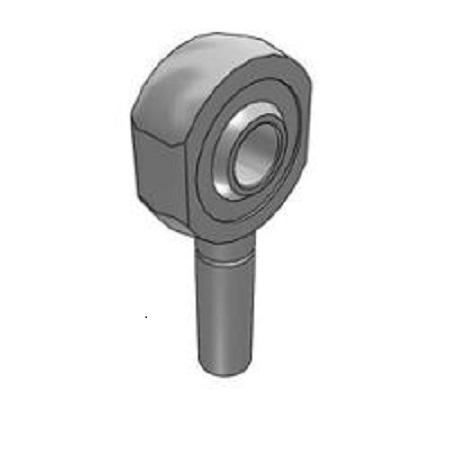 SKF SALKAC M10 Male Steel Rod End, 10mm Bore, 29mm Long, Metric Thread Standard, Male Connection Gender