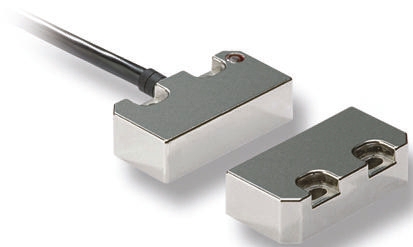 Omron F3S-TGR-N_R Series Magnetic Non-Contact Safety Switch, 24V dc, Stainless Steel Housing, NO/2NC, 2m Cable