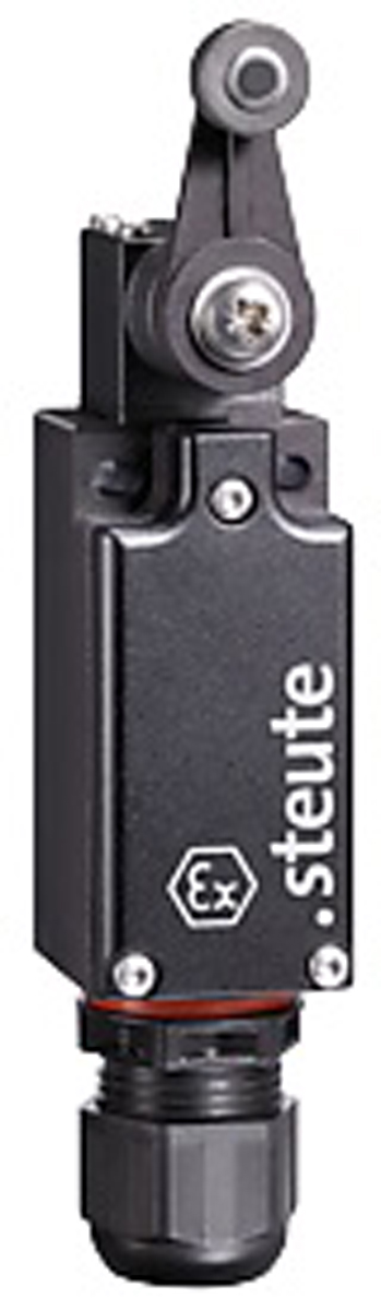Steute Ex 97 Series Lever Limit Switch, NO/NC, IP66, IP67, IP69, DPST, Thermoplastic Housing, 500V ac Max, 4A Max