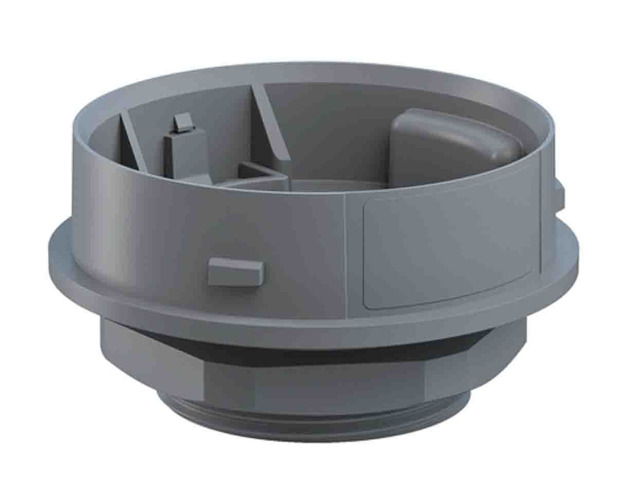 Werma IP66 Rated Grey Mounting Base