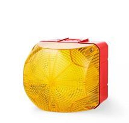 AUER Signal Q Series Series Yellow Multiple Effect Beacon, 230 → 240 V, Tube Mounted, LED Bulb, IP66