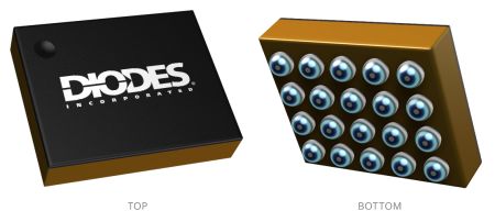 DiodesZetex AP72200CT20-7, Dual-Channel, Step-Down/Up DC-DC Converter, 2A 20-Pin, WLCSP-20