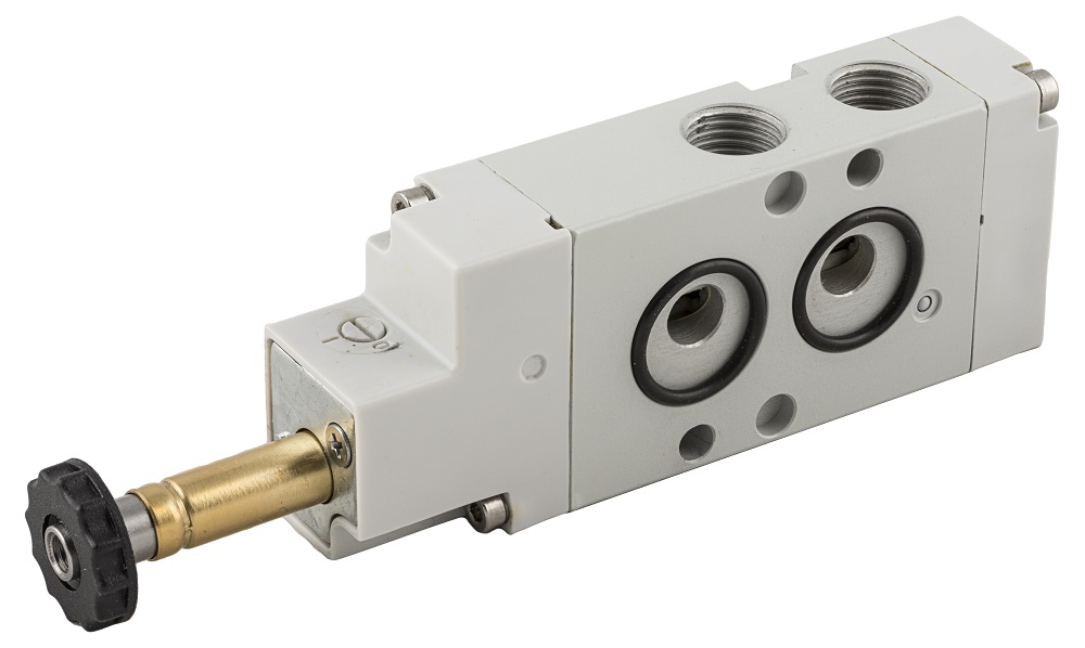 RS PRO Monostable Solenoid Valve - Solenoid/Spring BSP 1/4 08V Series