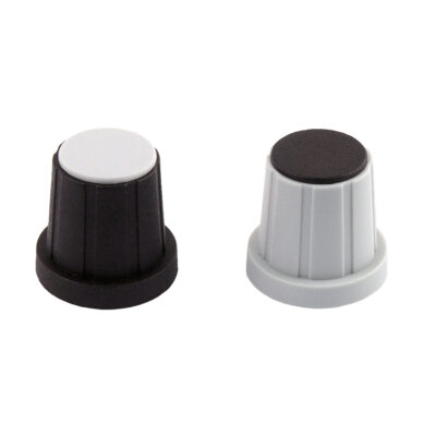 Sifam 18.5mm Black Potentiometer Knob for 14mm Shaft D Shaped, DCN150 006 BLACK/005