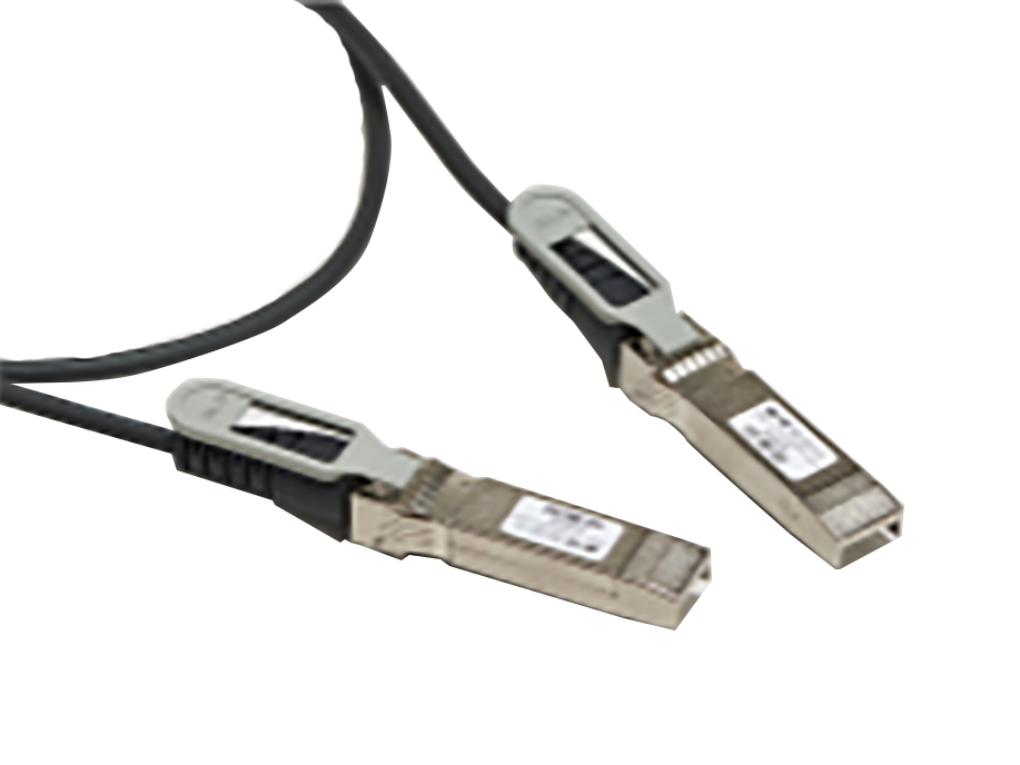 TE ConnectivitySFP28, 1m, Black SFP28 to Male SFP28 Male Shielded, Terminated PVC Sheath