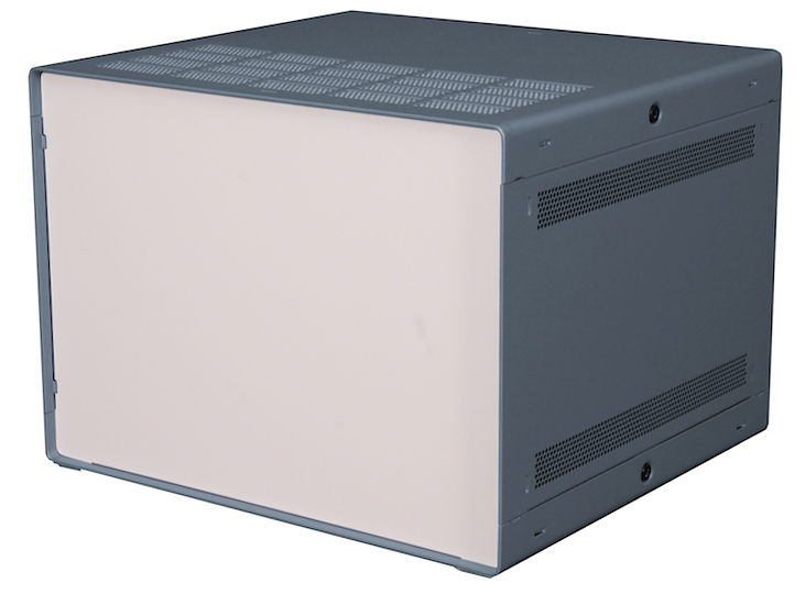 RS PRO Grey Extruded Aluminium Enclosure, IP30, Grey Lid, 279 x 432 x 219mm
