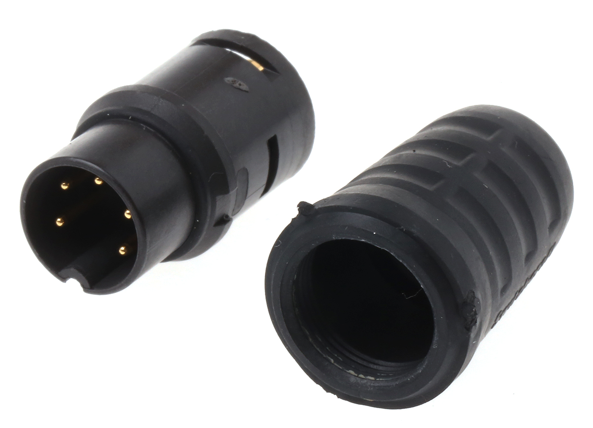 Switchcraft Circular Connector, 5 Contacts, Cable, Standard Connector, Plug, Male, IP68, IP69K, EN3 Series