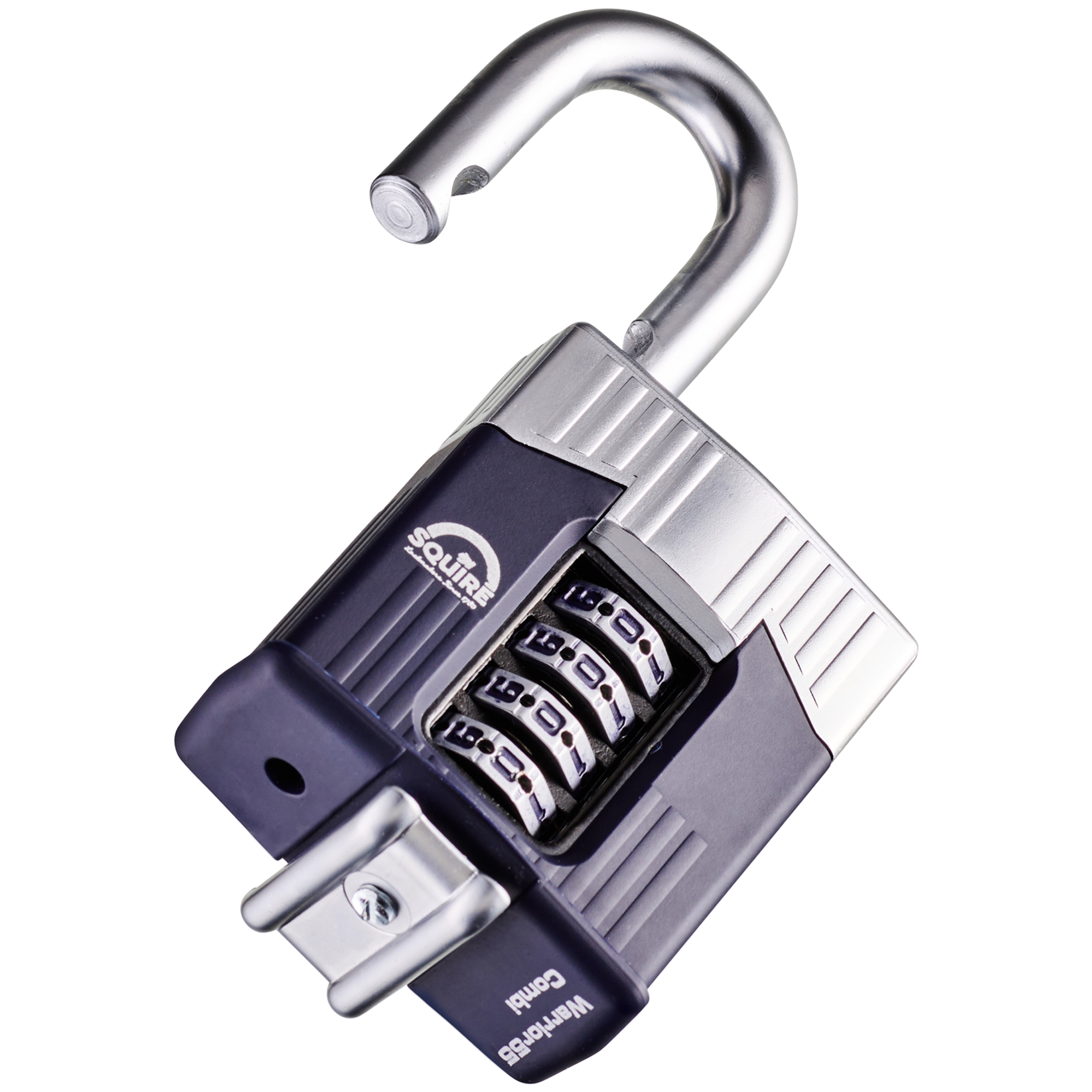 Squire Padlock Steel Padlock, 10mm Shackle, 55mm Body