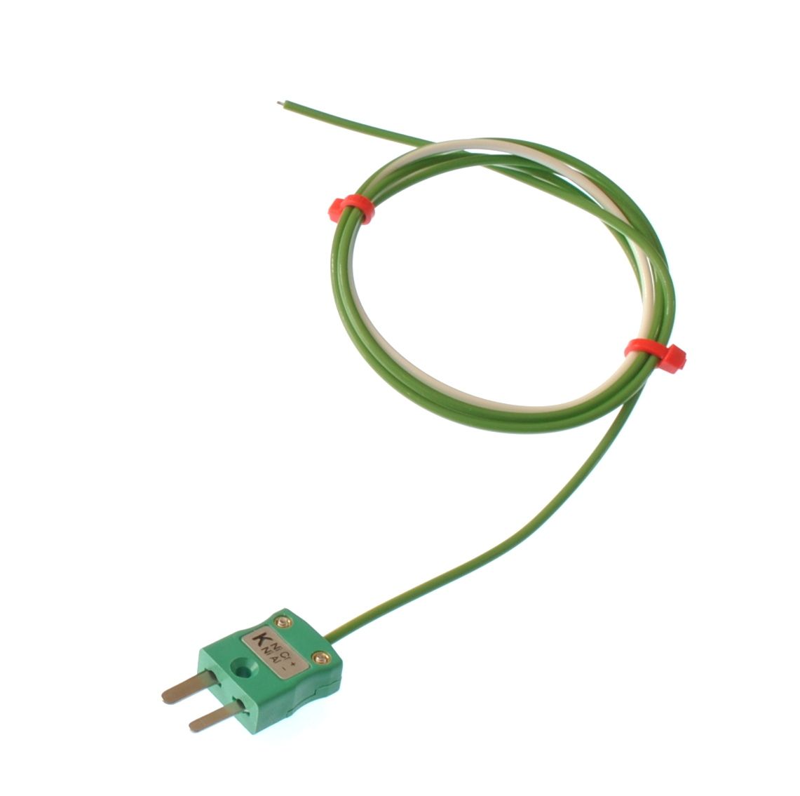 RS PRO Type K Exposed Junction Thermocouple 3m Length, 1/0.376mm Diameter, -75°C → +250°C