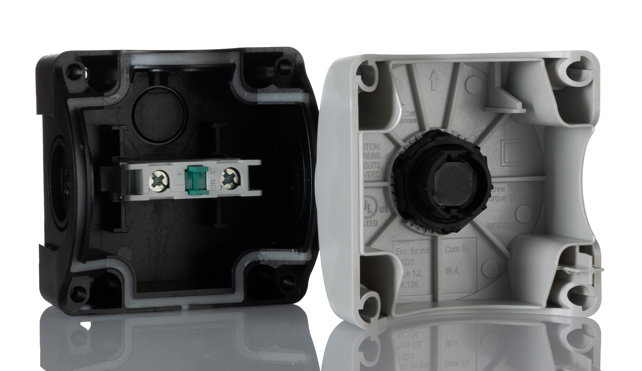 Lovato Spring Return Control Station Switch - SPST, Green, I