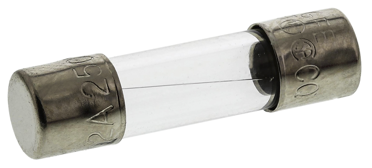 RS PRO 2A F Glass Cartridge Fuse, 5 x 20mm