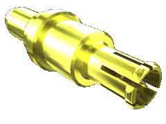 Samtec MMCX7 Series, Plug Cable Mount MCX Connector, 75Ω, Solder Termination, Right Angle Body