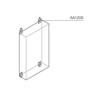 ABB SR/SRN Series Stainless Steel Wall Bracket for Use with SRX Enclosure