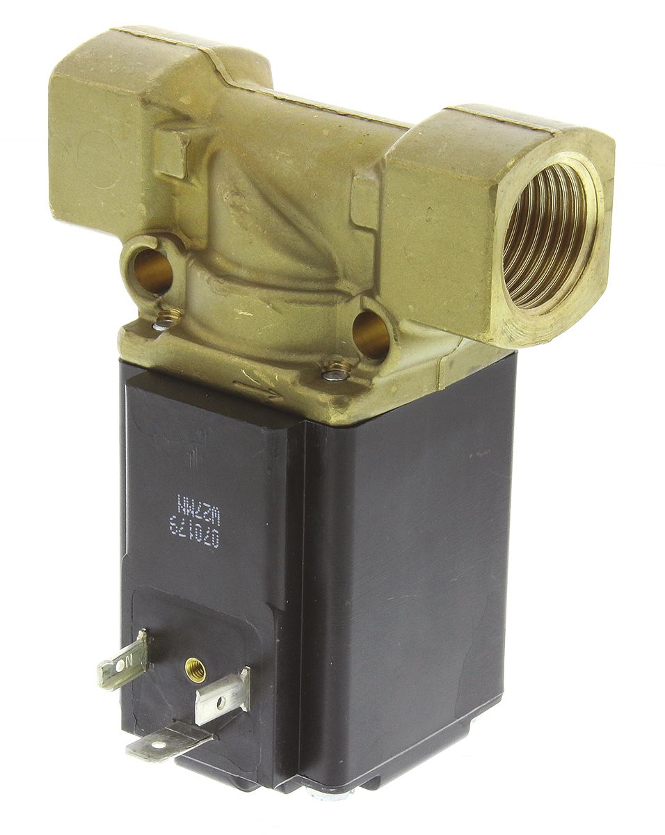 Burkert Solenoid Valve 078723, 2 Port, NC, 230 V ac
