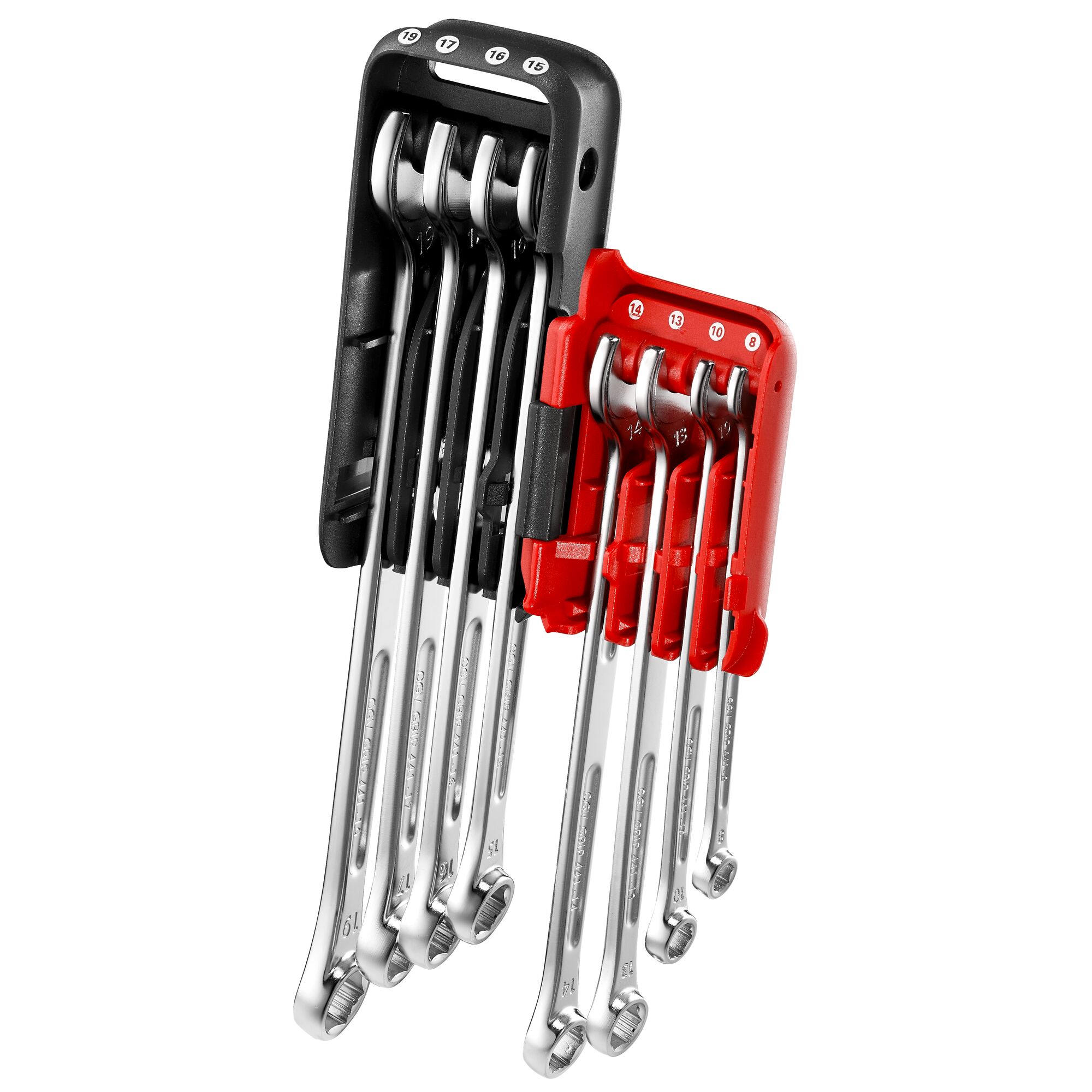 Facom OGV GRIP Series 8-Piece Combination Spanner Set, 8 → 19 mm