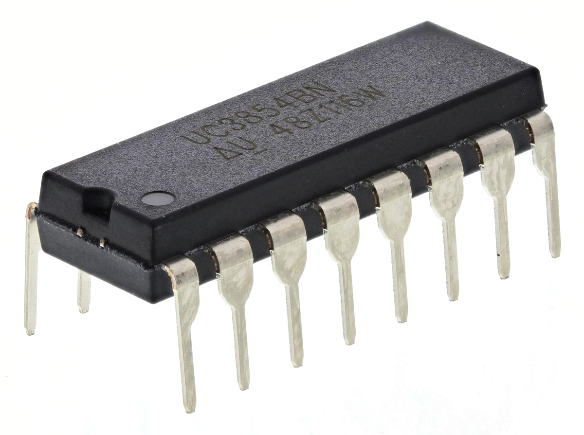 Texas Instruments UC3854BN, Power Factor Pre-Regulator Circuit, 115 kHz, 20 V 16-Pin, PDIP