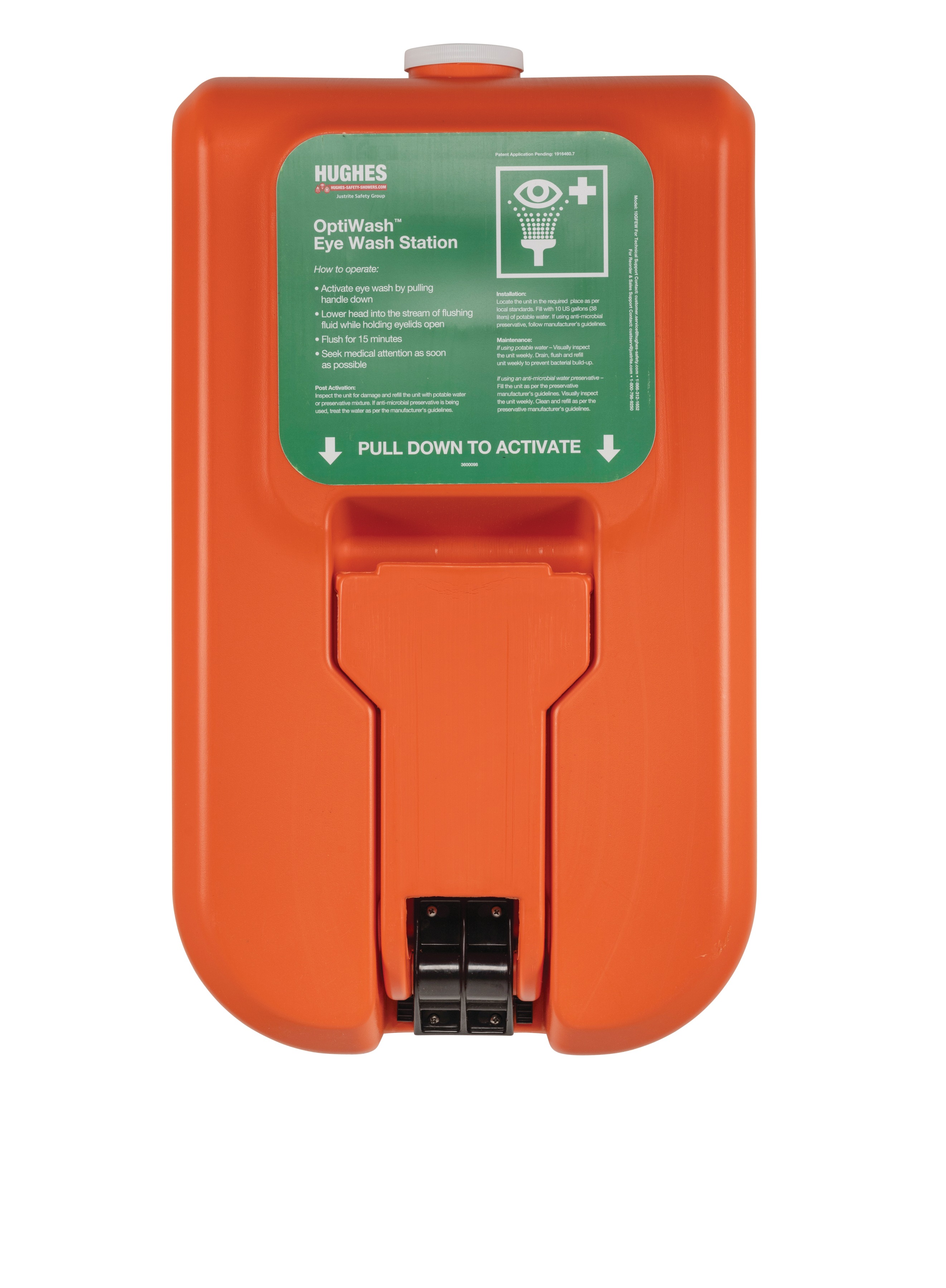 Hughes Wall Mounted Eye Wash Kit, 45 x 77.4 cm