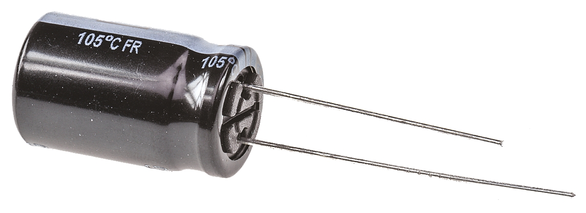 Panasonic 3300μF Aluminium Electrolytic Capacitor 10V dc, Radial, Through Hole - EEUFR1A332