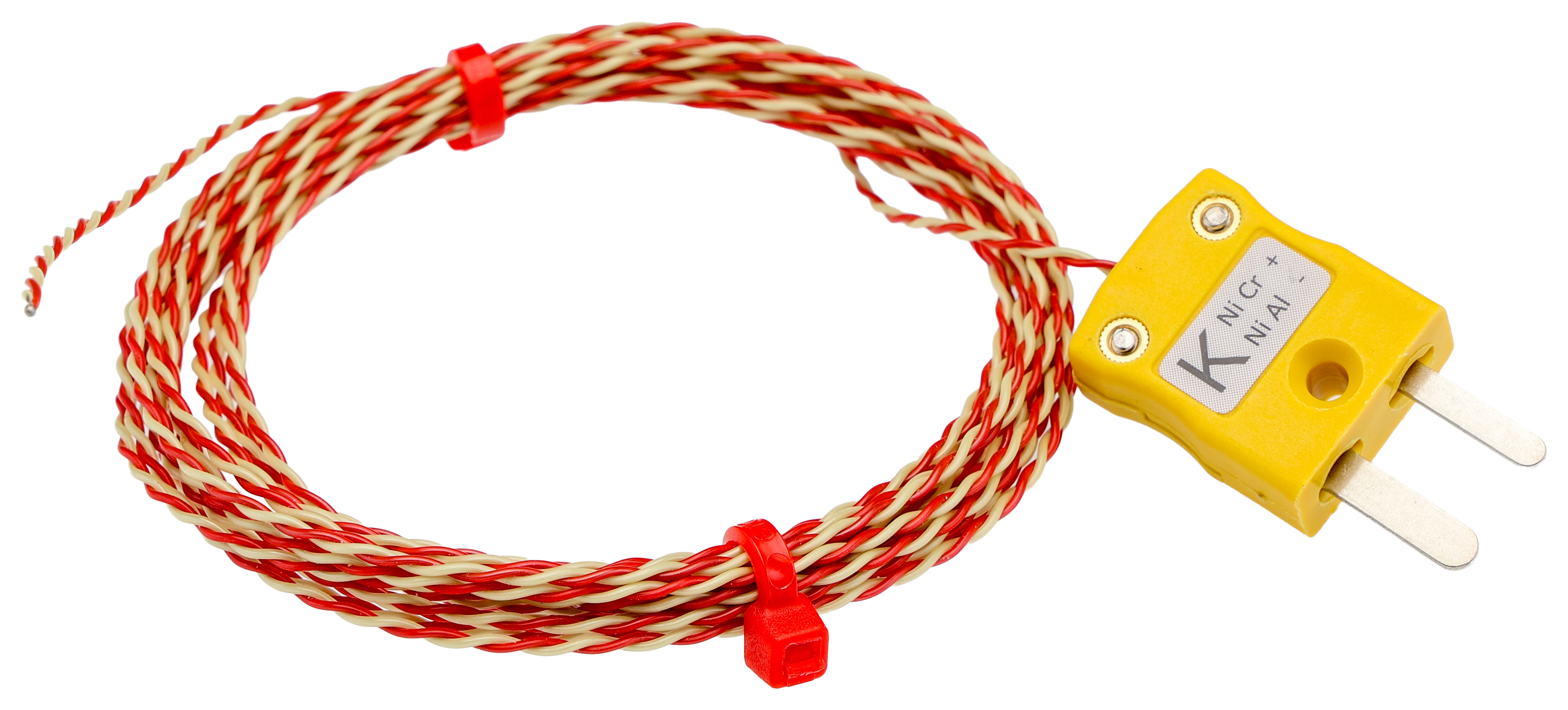 RS PRO Type K Exposed Junction Thermocouple 3m Length, 1/0.2mm Diameter, -75°C → +250°C