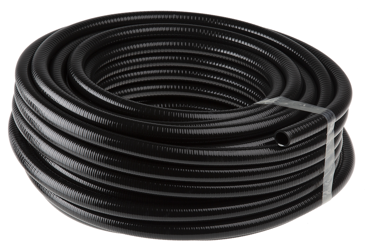 Adaptaflex Flexible Conduit, 20mm Nominal Diameter, PVC, Black