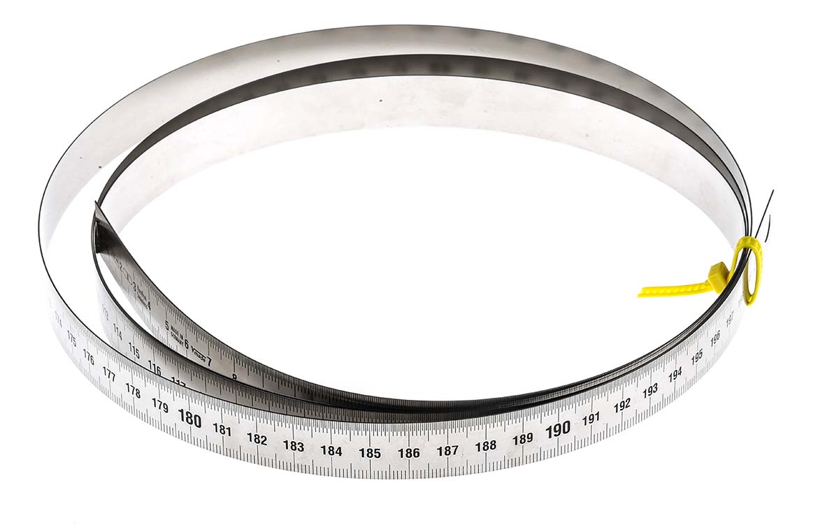 MikronTec 2m Stainless Steel Metric Ruler