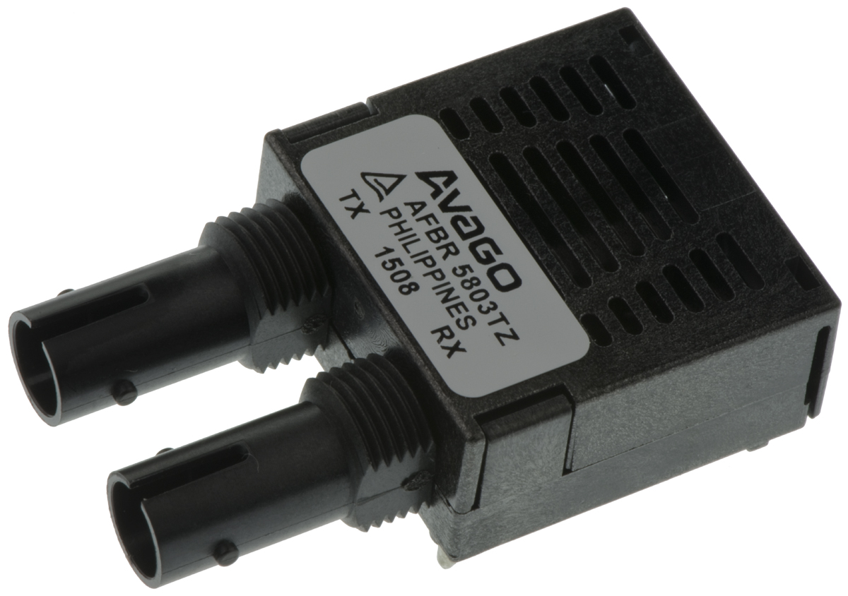 Broadcom AFBR-5803TZ Fibre Optic Transceiver, ST Connector, 100Mbit/s, 1380nm 9-Pin