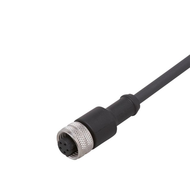 ifm electronic Female 1 way 5-Pin Socket to Unterminated Actuator/Sensor Cable, 5 m