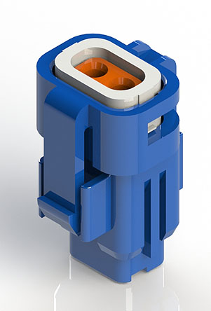 EDAC Wire to Wire Connector Cable Mount Socket, 2P, Crimp Termination, 3A, 250 V