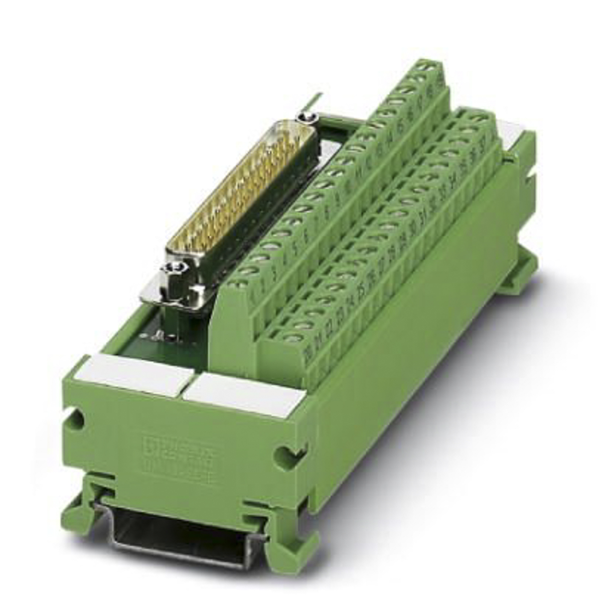 Phoenix Contact 50-Contact Male Interface Module, D-sub Connector, DIN Rail Mount, 2.5A
