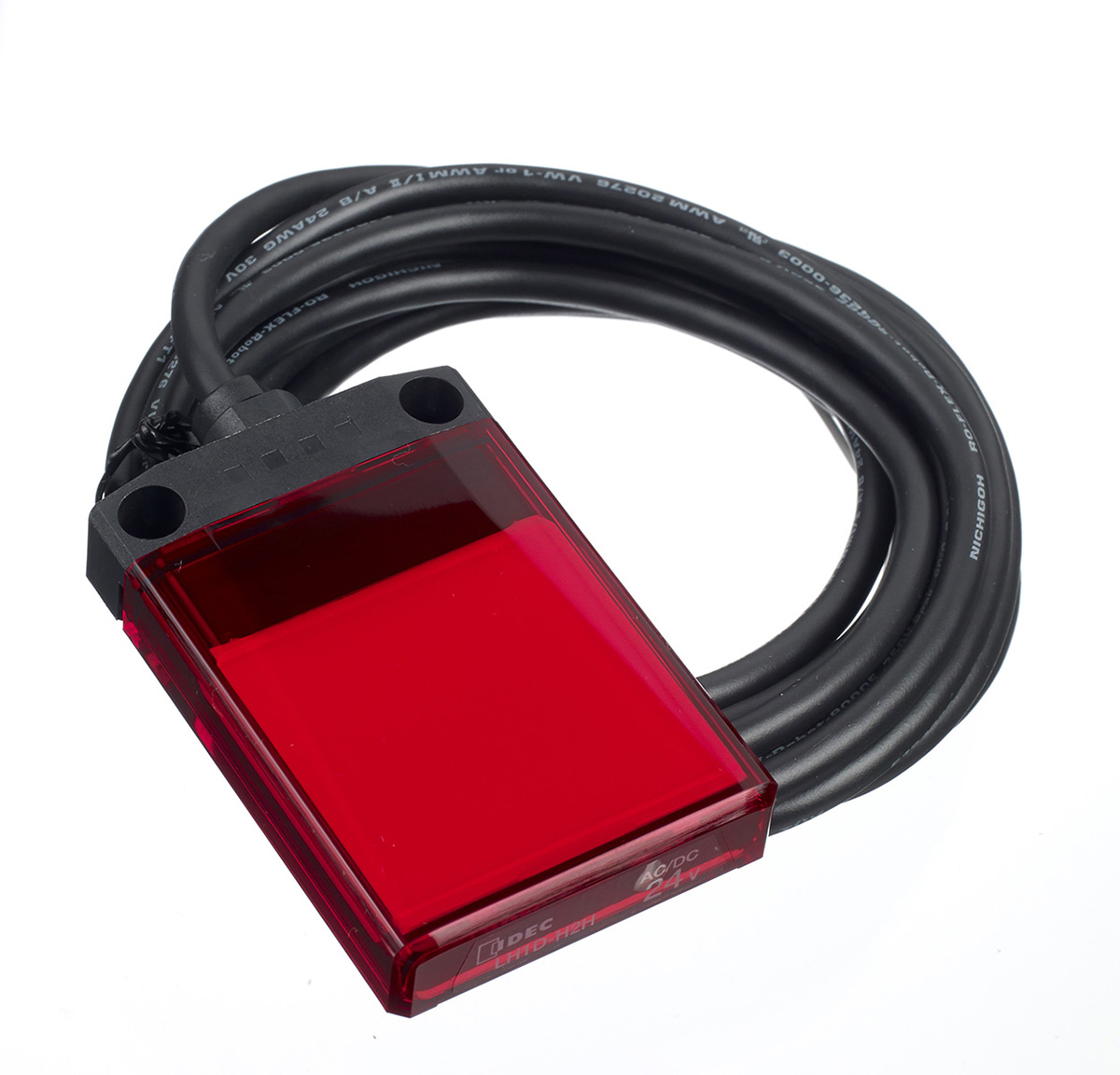 Idec Red Panel Mount Indicator, 24 V ac/dc, 24V dc, IP67
