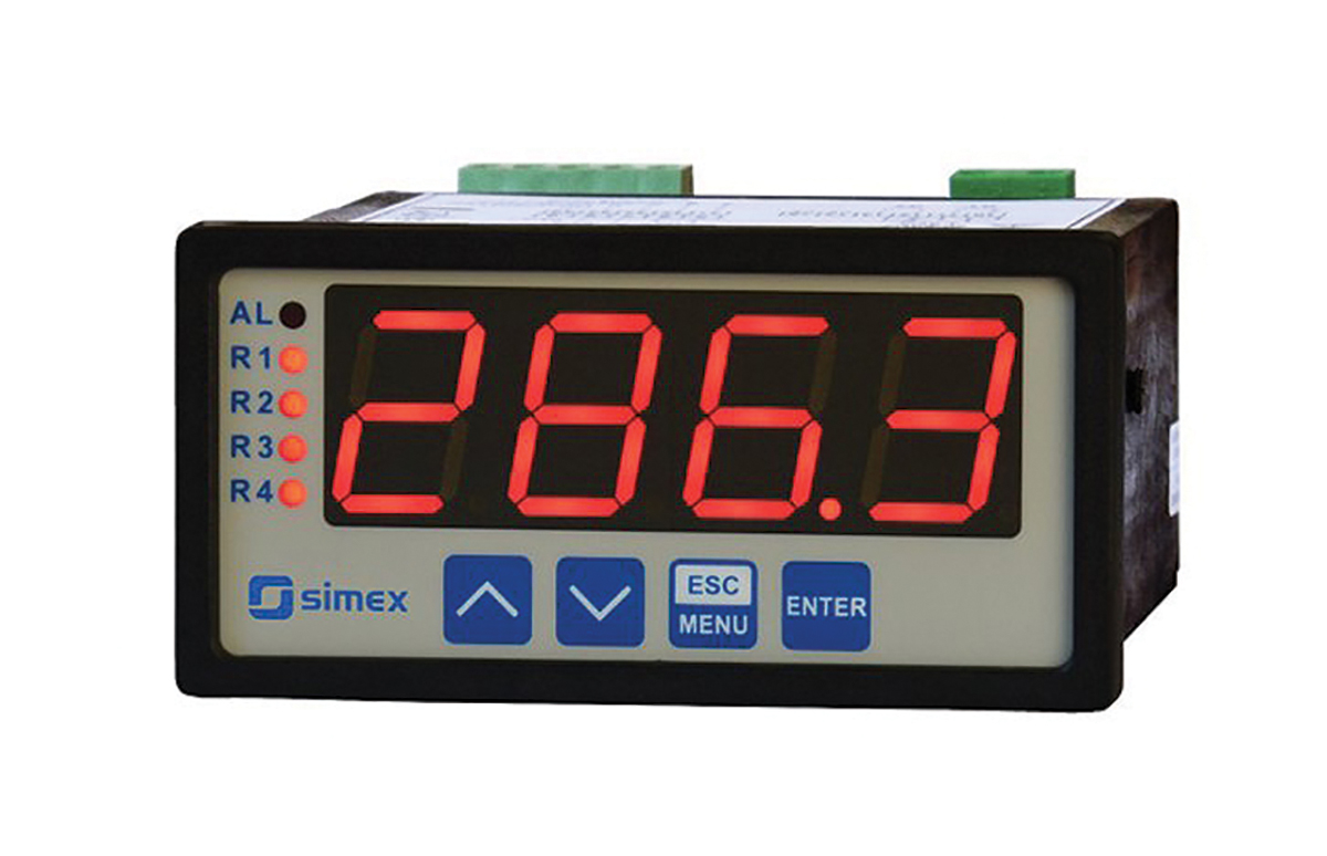 Simex LED Digital Panel Multi-Function Meter for Current, Voltage, 43mm x 90.5mm