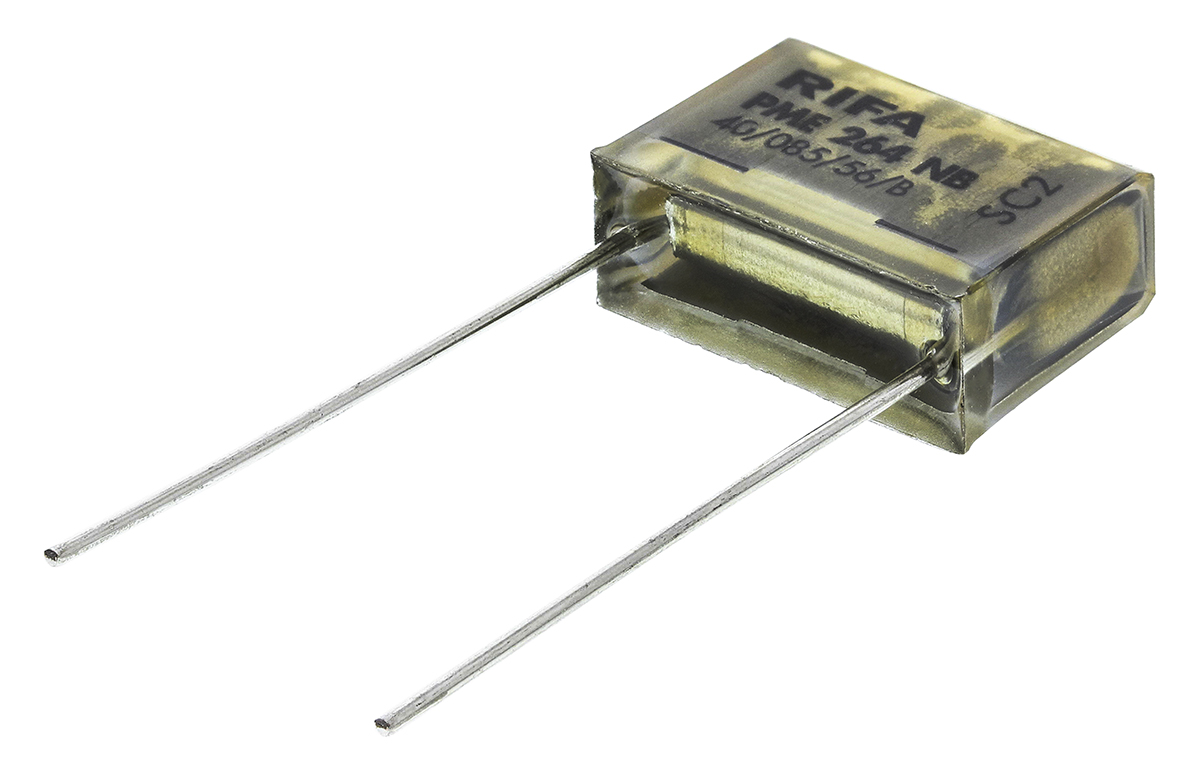 KEMET PME261 Paper Capacitor, 660 V ac, 1500V dc, ±20%, 10nF, Through Hole