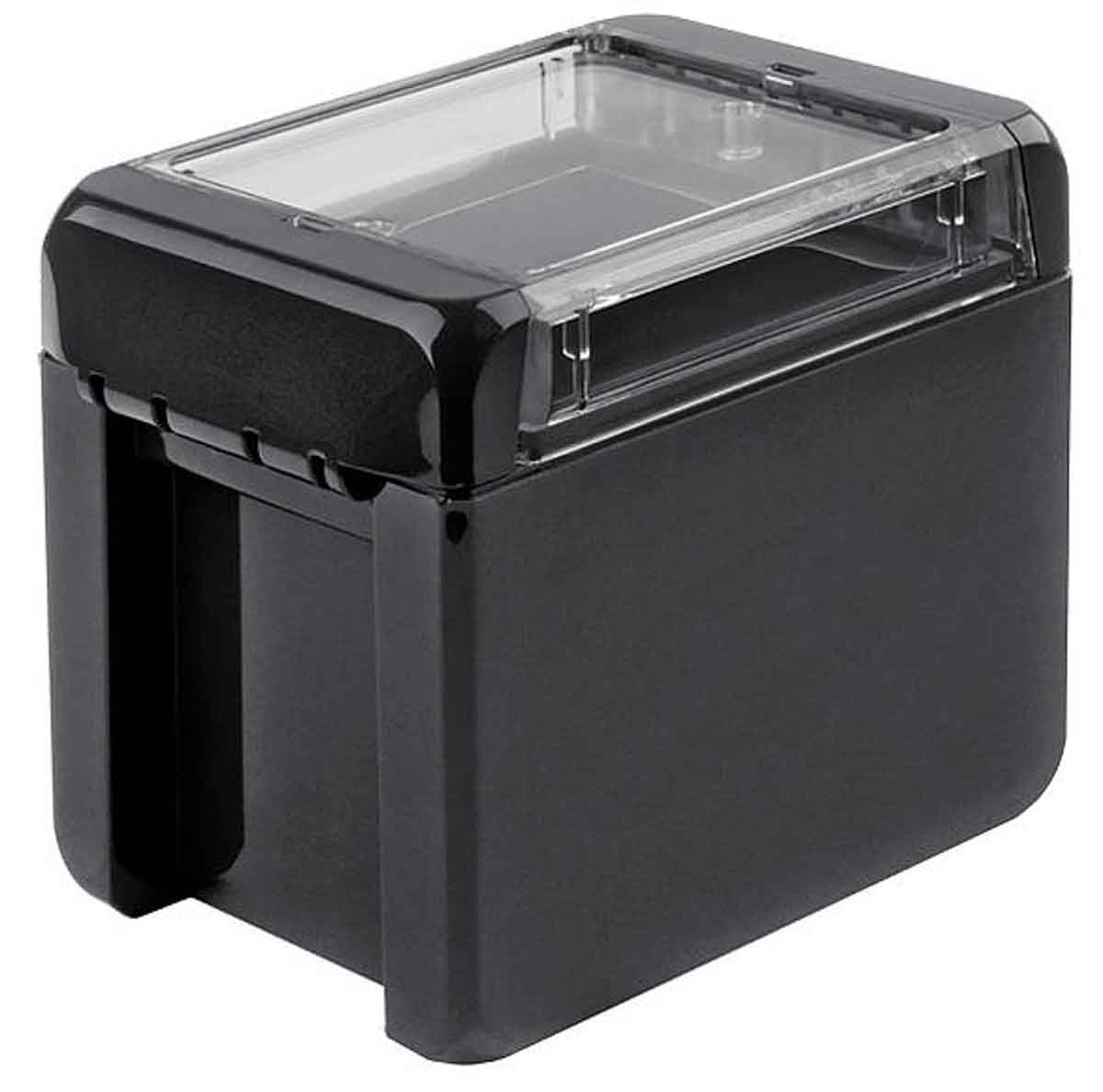 Bopla Bocube Series Graphite Grey Polycarbonate V0 Enclosure, IP66, IP68, IK07, Transparent Lid, 113 x 80 x 90mm