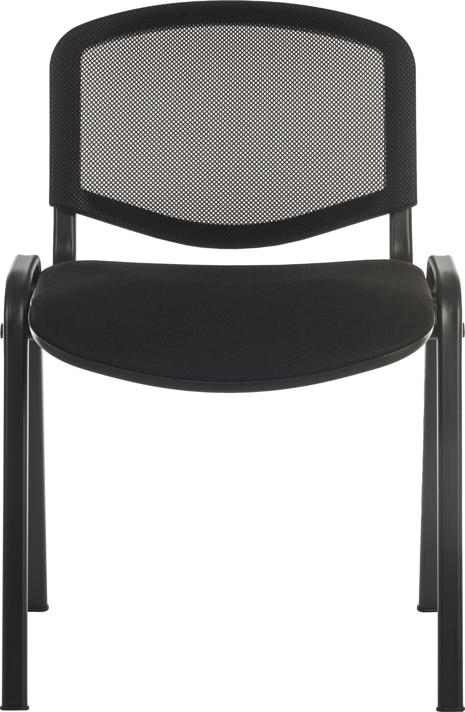 RS PRO Black Fabric Stacking Chair, 140kg Weight Capacity