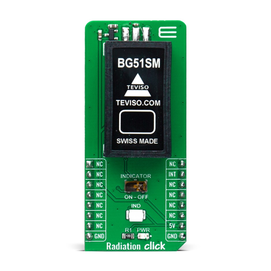 MikroElektronika Radiation Click Environment Sensor MikroBus Click Board for BG51