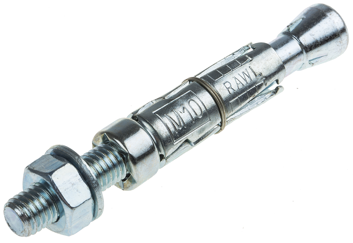 RawlPlug Steel Masonry Anchor M10 x 105mm, 16mm Fixing Hole