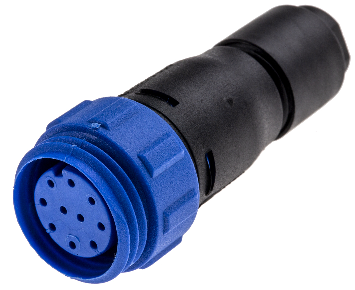 Bulgin Circular Connector, 10 Contacts, Cable, Miniature Connector, Socket, Female, IP68, Buccaneer 400 Series