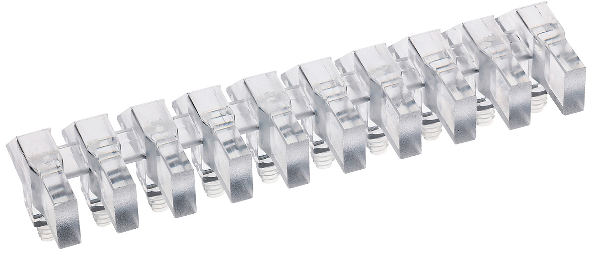 1273.1010 MENTOR, PCB Mounted 10-Way Right Angle LED Light Pipe, Clear Rectangle Lens