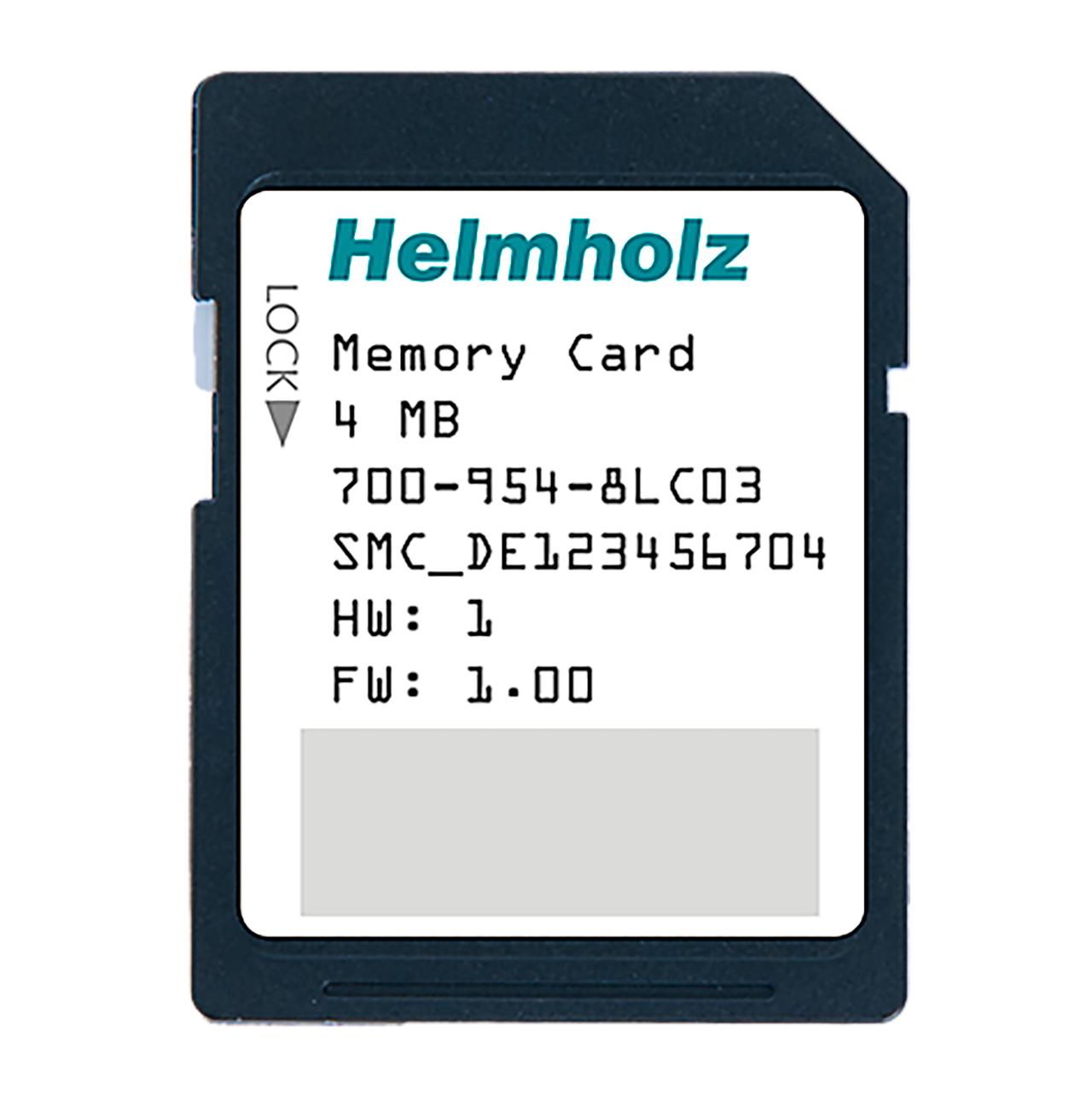 Helmholz GmbH & Co. KG 954-8LC Series Memory Card for Use with 1200/1500