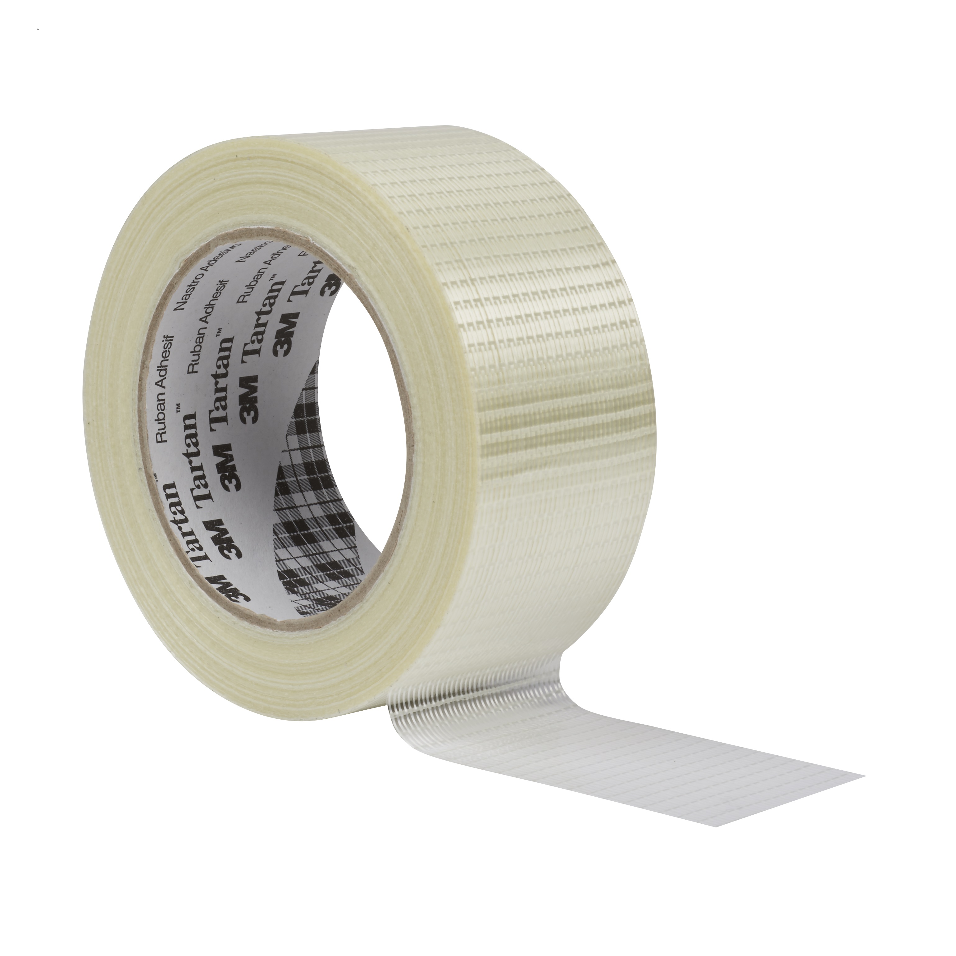 3M Tartan Clear Packing Tape, 50m x 75mm