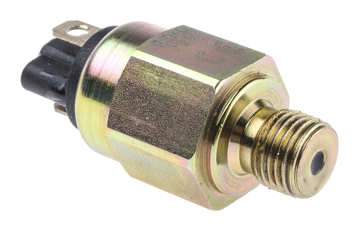 Gems Sensors Pressure Switch, 75psi Min, 275psi Max, SPST-NC Output