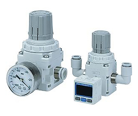 SMC 140L/min Vacuum Regulator, -100kPa to -1.3kPa