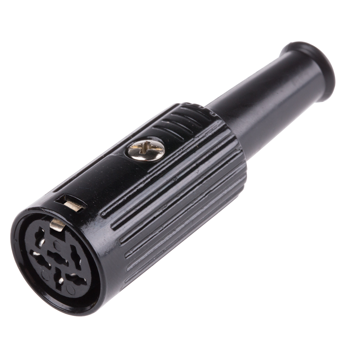 RS PRO 6 Pole Din Socket, 1A, 100 V ac, Push Lock, Female, Cable Mount