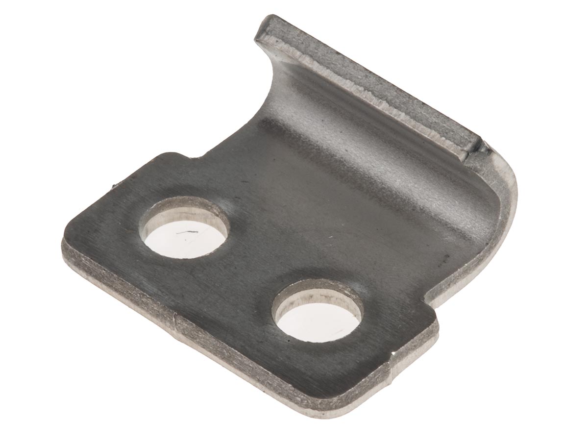RS PRO Stainless Steel Toggle Latch Catch Plate, 15.8 x 16mm