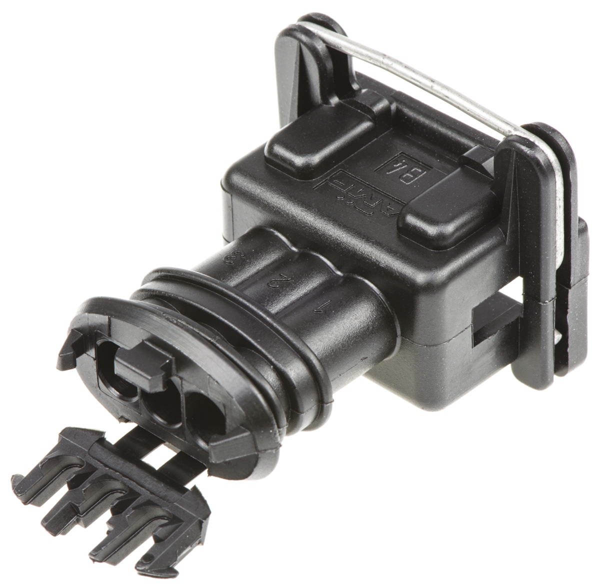 TE Connectivity, Junior Power Timer Automotive Connector Socket Black Cable Mount 3 Way 282191-1